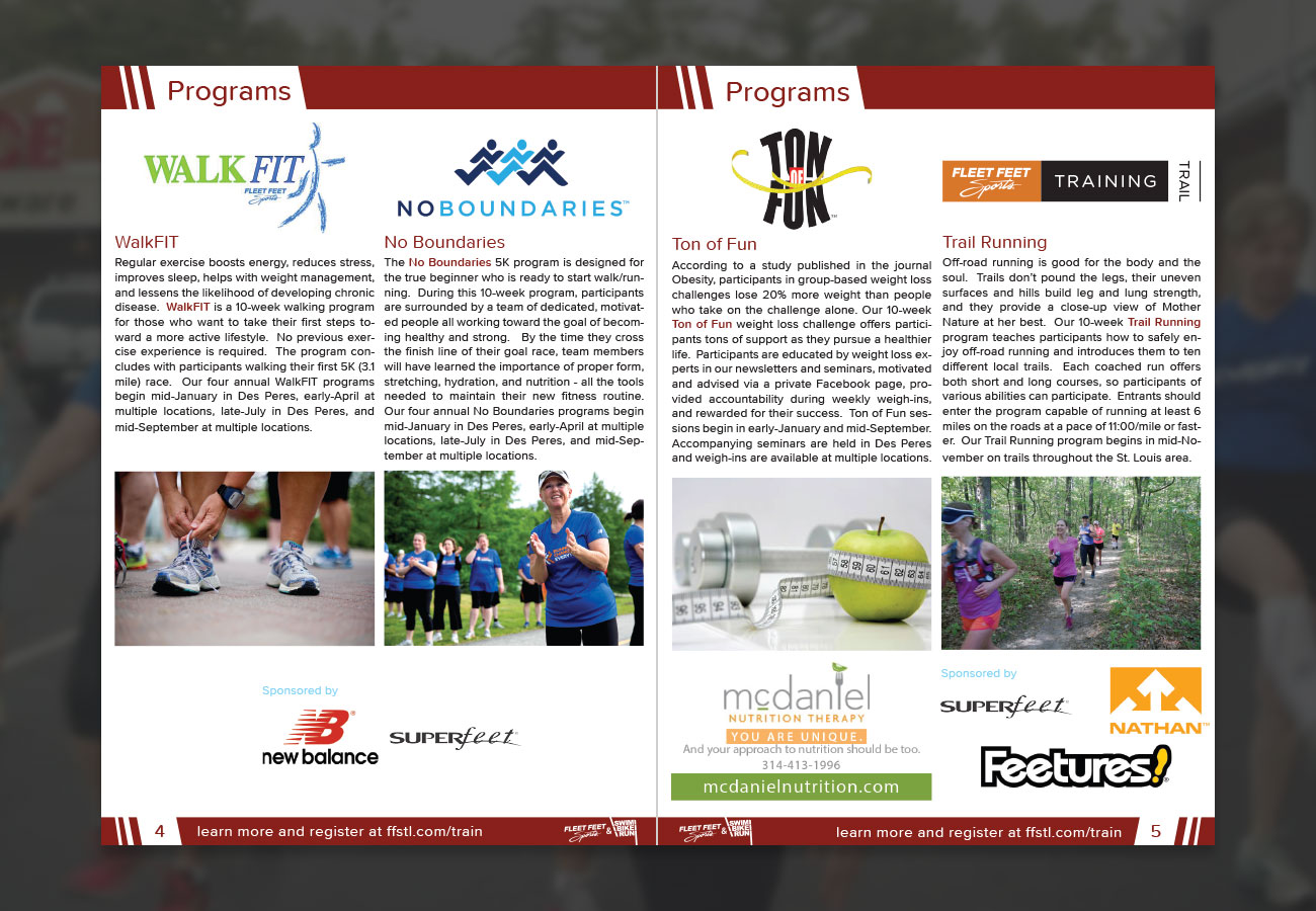 Fleet Feet Training Booklet Inside